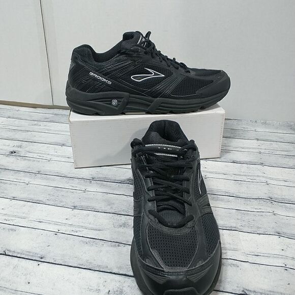Brooks Addiction 9 Men's Black Running Training Sneakers Size 11. 5 D Medium - Picture 1 of 9